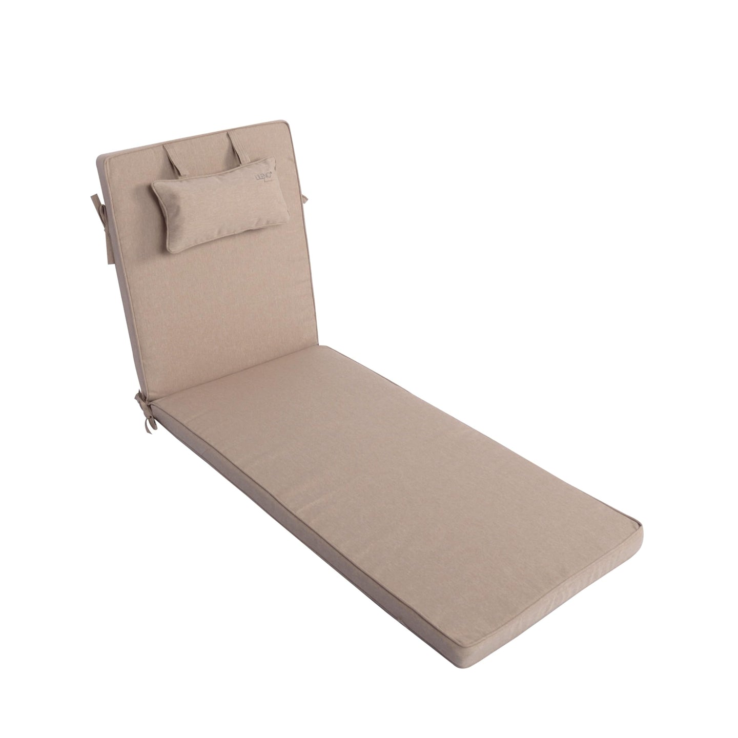 Liegenauflage mit Kopfkissen MARBELLA perfekt für Strandliegen, Sonnenliege Auflage, Gartenliege Auflage