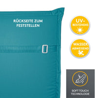 Liegenauflage MIAMI perfekt für Strandliege, Sonnenliege Auflage, Gartenliege Auflage