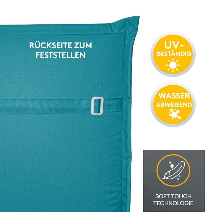 Liegenauflage MIAMI perfekt für Strandliege, Sonnenliege Auflage, Gartenliege Auflage