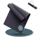 Yogamatte Gymnastikmatte 180x60 cm inkl. Tragegurt, rutschfeste Fitnessmatte