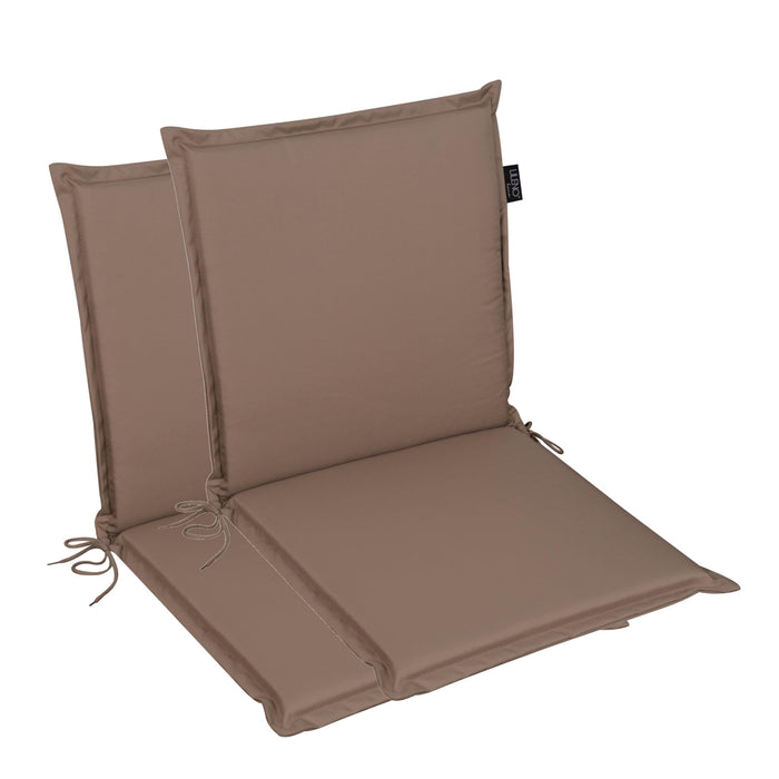 Niedriglehnerauflage MIAMI - Gartenstuhl Auflage, bequeme Sitzauflage für Gartenmöbel, Stuhlkissen