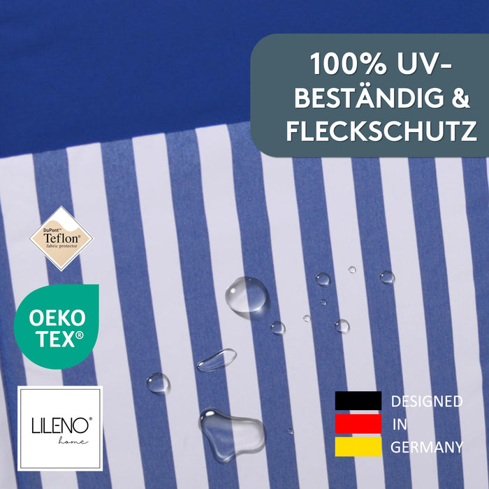 Liegenauflage MALTA perfekt für Strandliege, Sonnenliege Auflage, Gartenliege Auflage