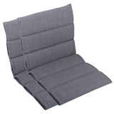 Polsterauflage Niedriglehner 2er Set, bequeme Sitzauflage für Gartenmöbel, Stuhlkissen