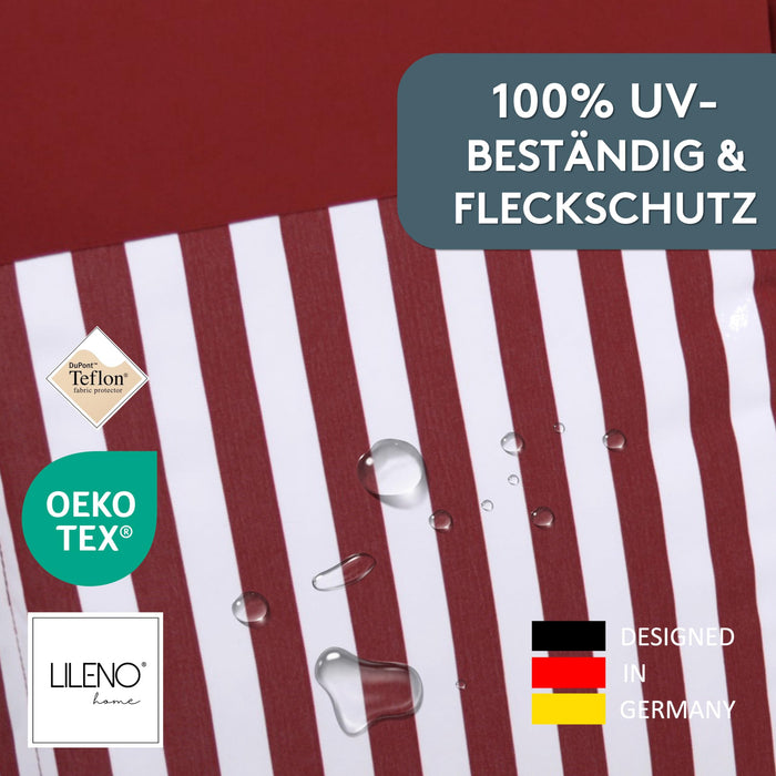 Liegenauflage MALTA perfekt für Strandliege, Sonnenliege Auflage, Gartenliege Auflage