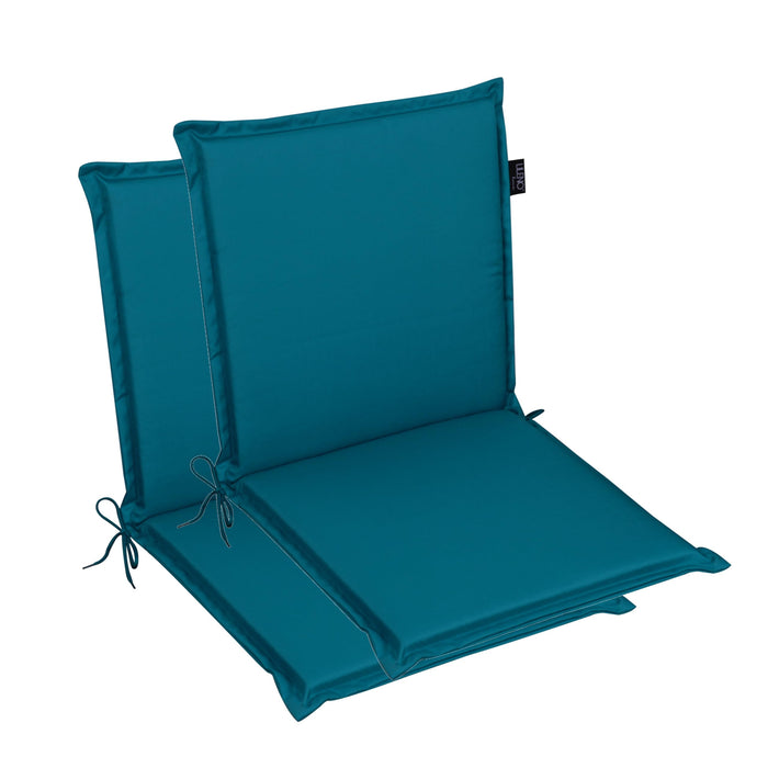 Niedriglehnerauflage MIAMI - Gartenstuhl Auflage, bequeme Sitzauflage für Gartenmöbel, Stuhlkissen