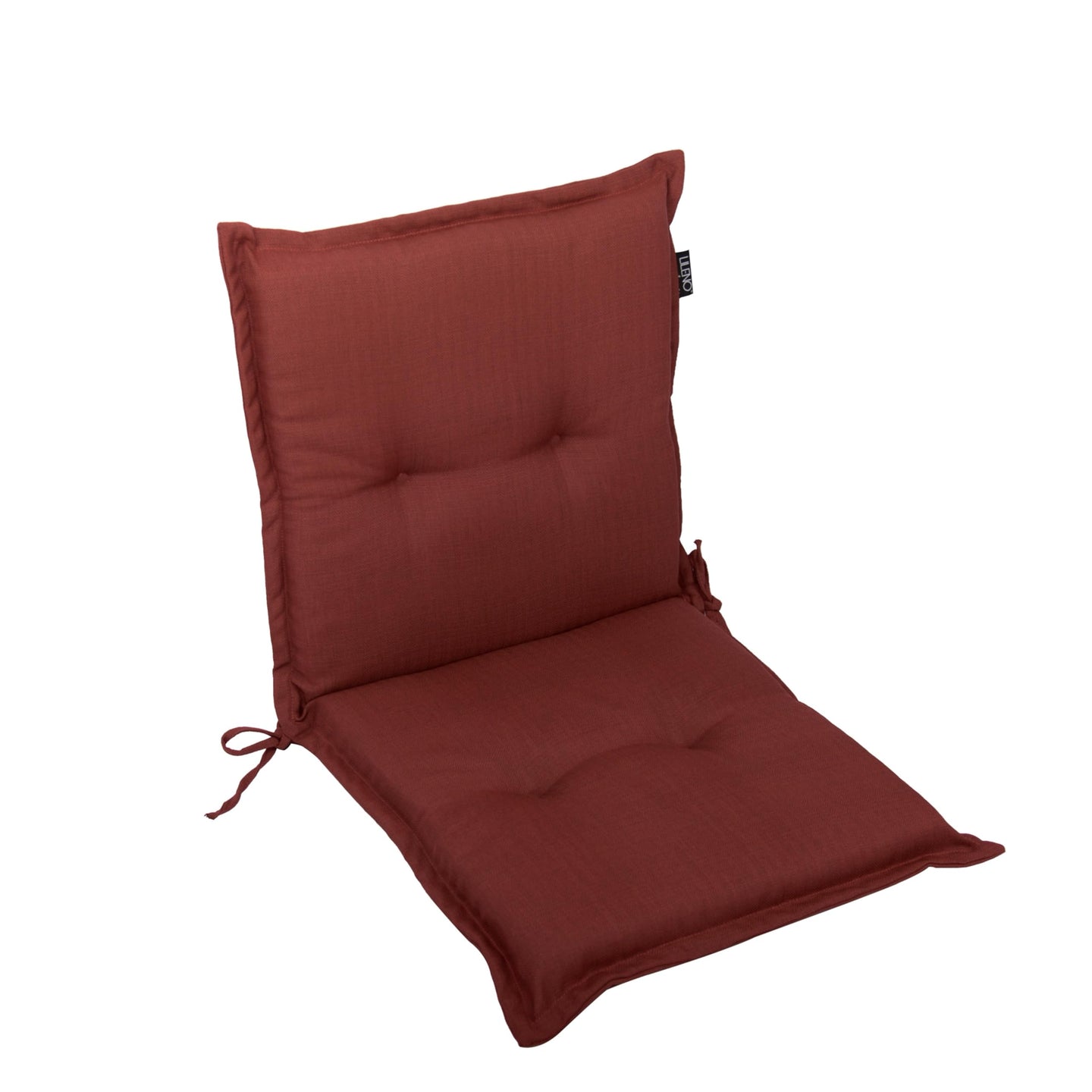 Niedriglehnerauflage 1er Set MARBELLA - Gartenstuhl Auflage, bequeme Sitzauflage für Gartenmöbel, Stuhlkissen