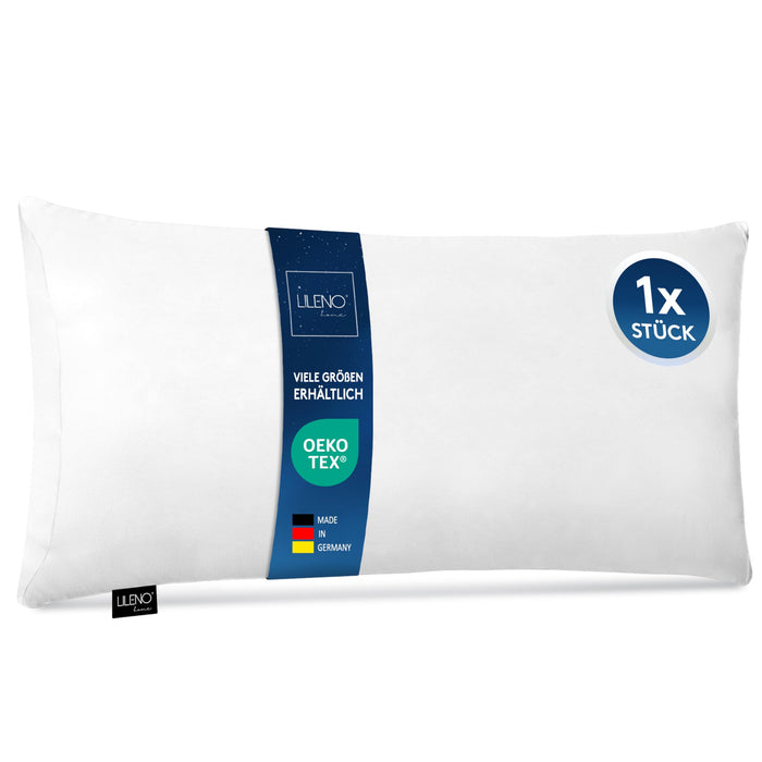 Microfaserkissen 1er Set - geeignet für Allergiker, in verschiedenen Größen - Made in Germany