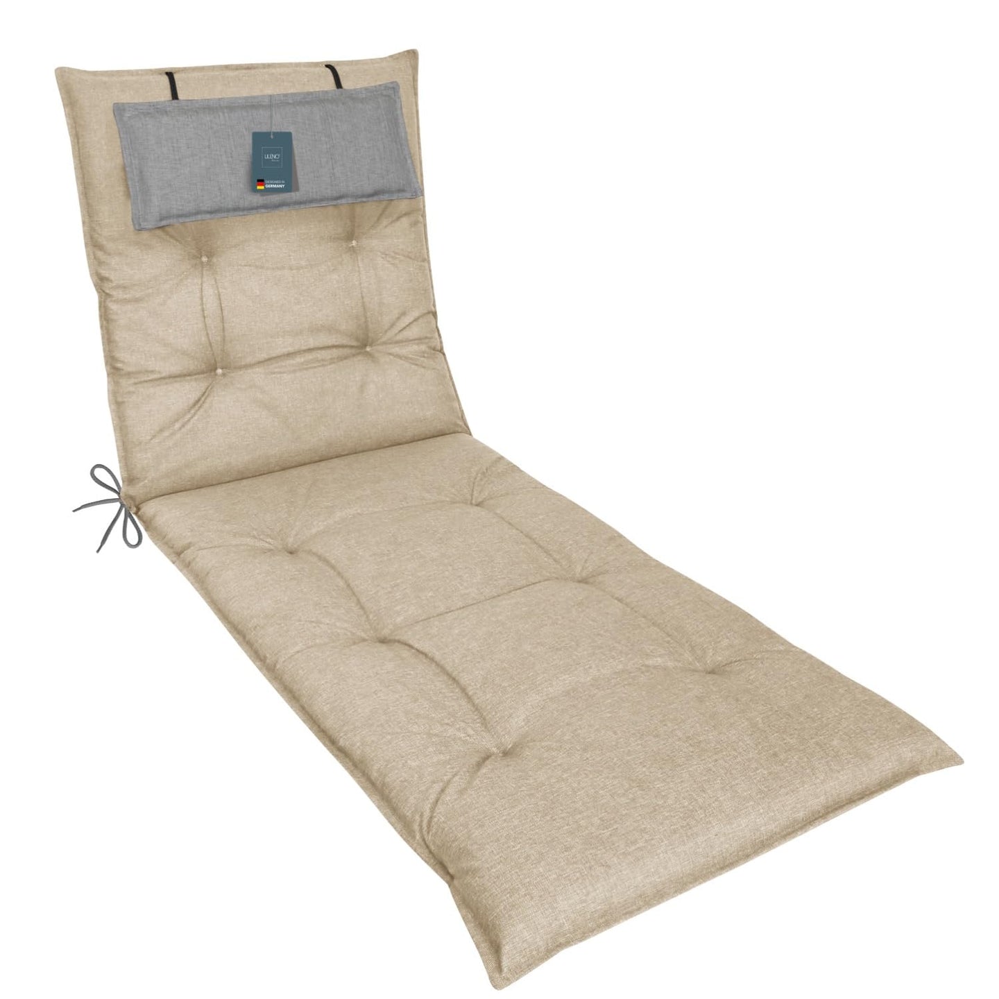 Liegenauflage MARBELLA perfekt für Strandliegen, Sonnenliege Auflage, Gartenliege Auflage