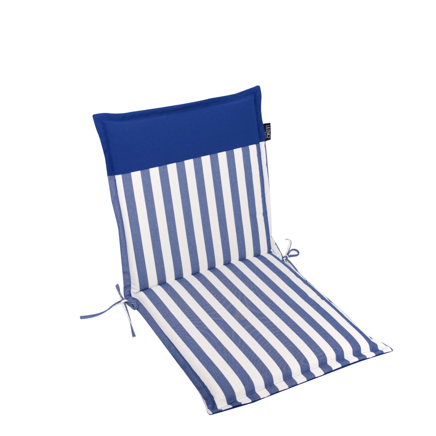 Niedriglehnerauflage 1er Set MALTA - Gartenstuhl Auflage, bequeme Sitzauflage für Gartenmöbel, Stuhlkissen