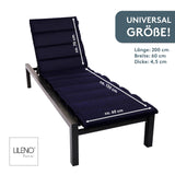 Liegenauflage perfekt für Strandliege, Sonnenliege Auflage, Gartenliege Auflage
