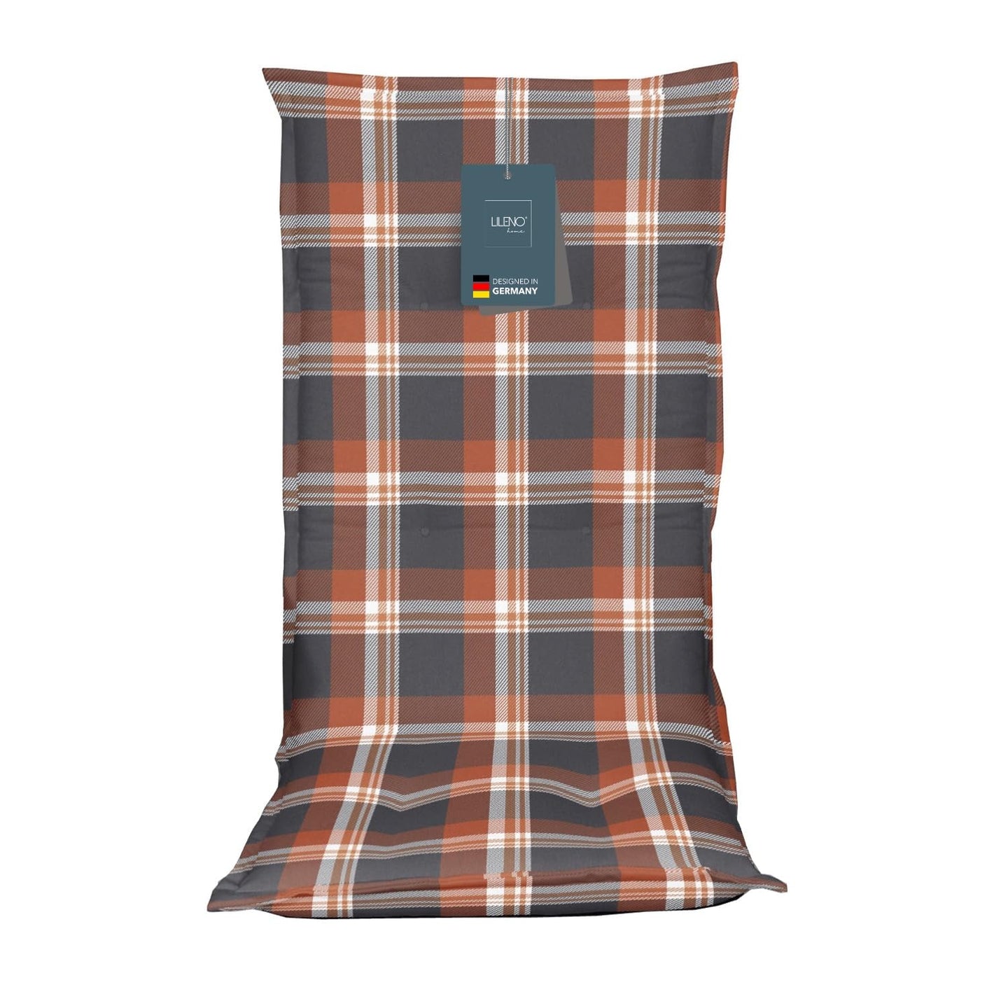 Hochlehnerauflage Gartenstuhl Auflage 1er Set FLORENCE, bequeme Sitzauflage für Gartenmöbel, Stuhlkissen
