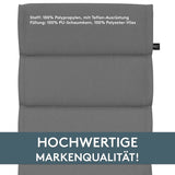 Hochlehnerauflage 1er Set ALUTEX bequeme Sitzauflage für Gartenmöbel, Stuhlkissen für Klappstühle