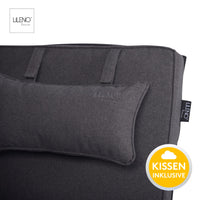 Hochlehnerauflage mit Kopfkissen 2er Set DUBAI - Gartenstuhl Auflage, bequeme Sitzauflage für Gartenmöbel, Stuhlkissen