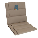 Polsterauflage Niedriglehner 2er Set, bequeme Sitzauflage für Gartenmöbel, Stuhlkissen