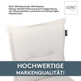 Niedriglehnerauflage 1er Set MARBELLA - Gartenstuhl Auflage, bequeme Sitzauflage für Gartenmöbel, Stuhlkissen