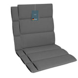 Polsterauflage Niedriglehner 2er Set, bequeme Sitzauflage für Gartenmöbel, Stuhlkissen