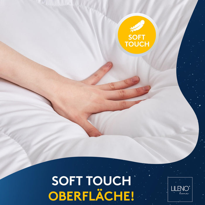 Premium Sommerdecke mit Sanitized Hypoallergen - in verschiedenen Größen und optional mit Kissen