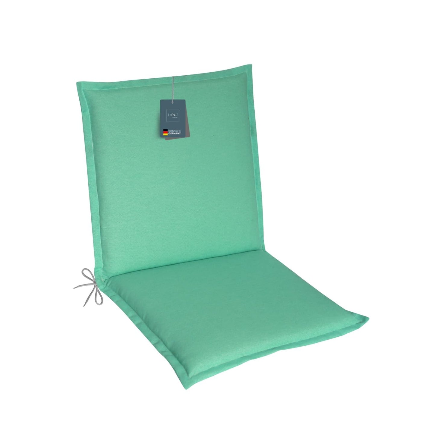 Niedriglehnerauflage 1er Set MALTA - Gartenstuhl Auflage, bequeme Sitzauflage für Gartenmöbel, Stuhlkissen