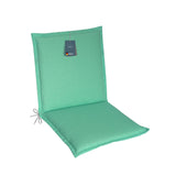 Niedriglehnerauflage 1er Set MALTA - Gartenstuhl Auflage, bequeme Sitzauflage für Gartenmöbel, Stuhlkissen