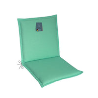 Niedriglehnerauflage 1er Set MALTA - Gartenstuhl Auflage, bequeme Sitzauflage für Gartenmöbel, Stuhlkissen