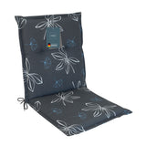 Polsterauflage Niedriglehner 1er Set, bequeme Sitzauflage für Gartenstühle, Stuhlkissen