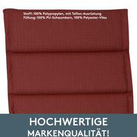 Liegenauflage perfekt für Strandliege, Sonnenliege Auflage, Gartenliege Auflage