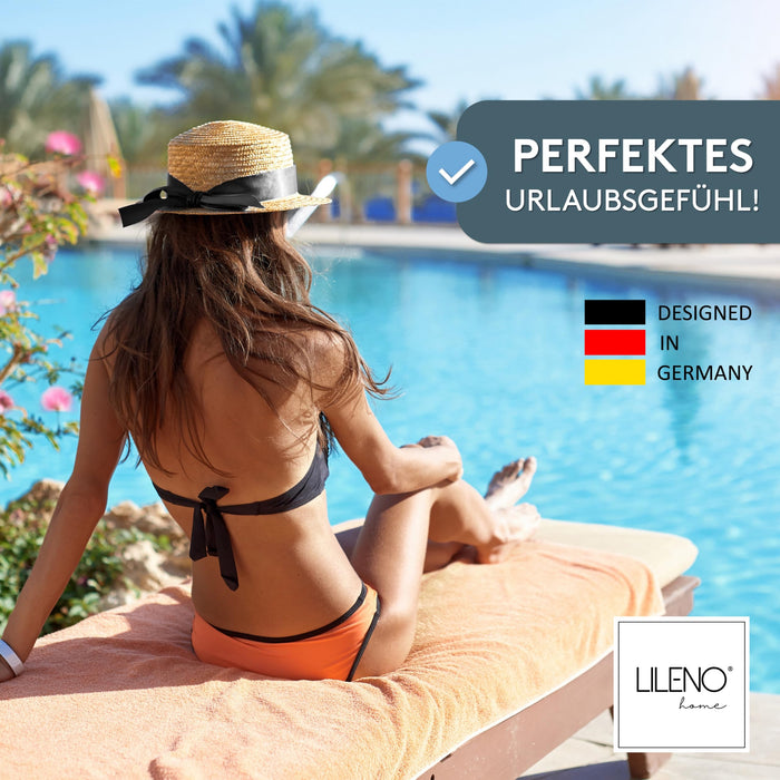 Liegenauflage MIAMI perfekt für Strandliege, Sonnenliege Auflage, Gartenliege Auflage