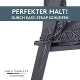 Polsterauflage Niedriglehner 1er Set, bequeme Sitzauflage für Gartenstühle, Stuhlkissen