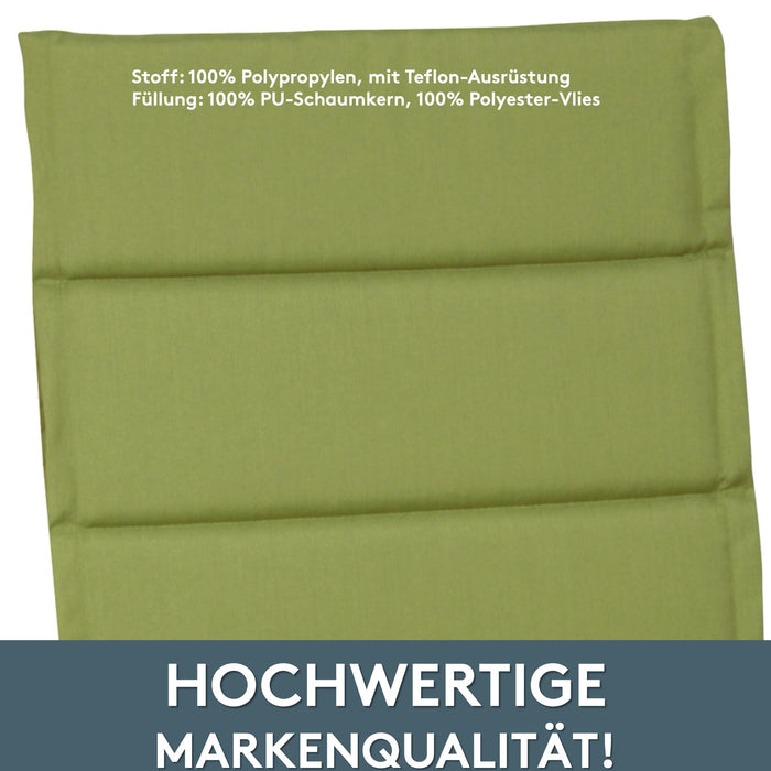 Liegenauflage perfekt für Strandliege, Sonnenliege Auflage, Gartenliege Auflage