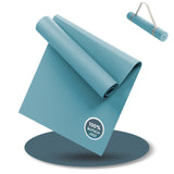 Yogamatte Gymnastikmatte 180x60 cm inkl. Tragegurt, rutschfeste Fitnessmatte