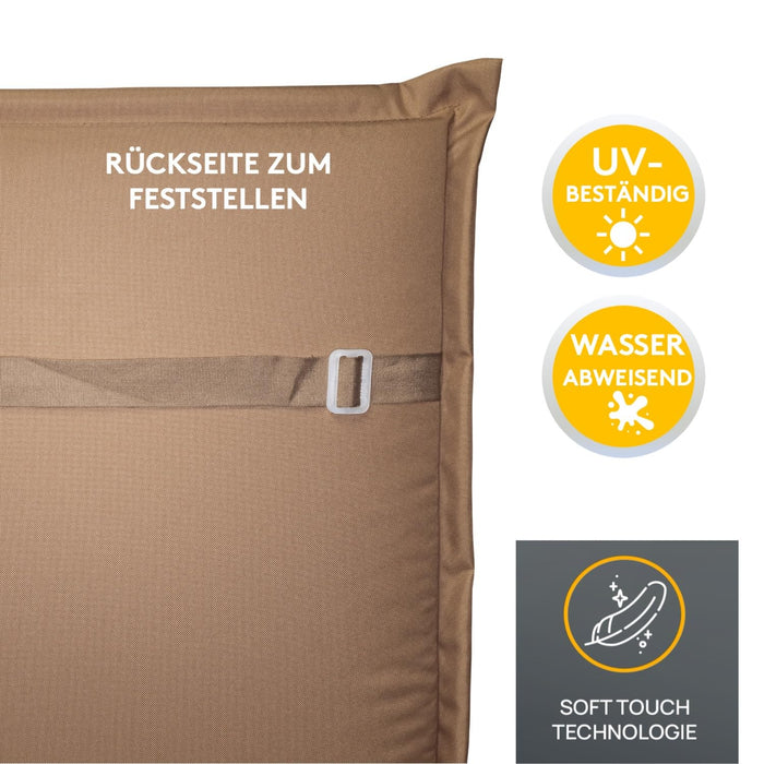 Liegenauflage MIAMI perfekt für Strandliege, Sonnenliege Auflage, Gartenliege Auflage