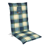 Hochlehnerauflage Gartenstuhl Auflage 1er Set FLORENCE, bequeme Sitzauflage für Gartenmöbel, Stuhlkissen