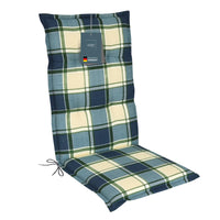 Hochlehnerauflage Gartenstuhl Auflage 1er Set FLORENCE, bequeme Sitzauflage für Gartenmöbel, Stuhlkissen