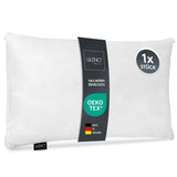 Microfaserkissen 1er Set - geeignet für Allergiker, in verschiedenen Größen - Made in Germany