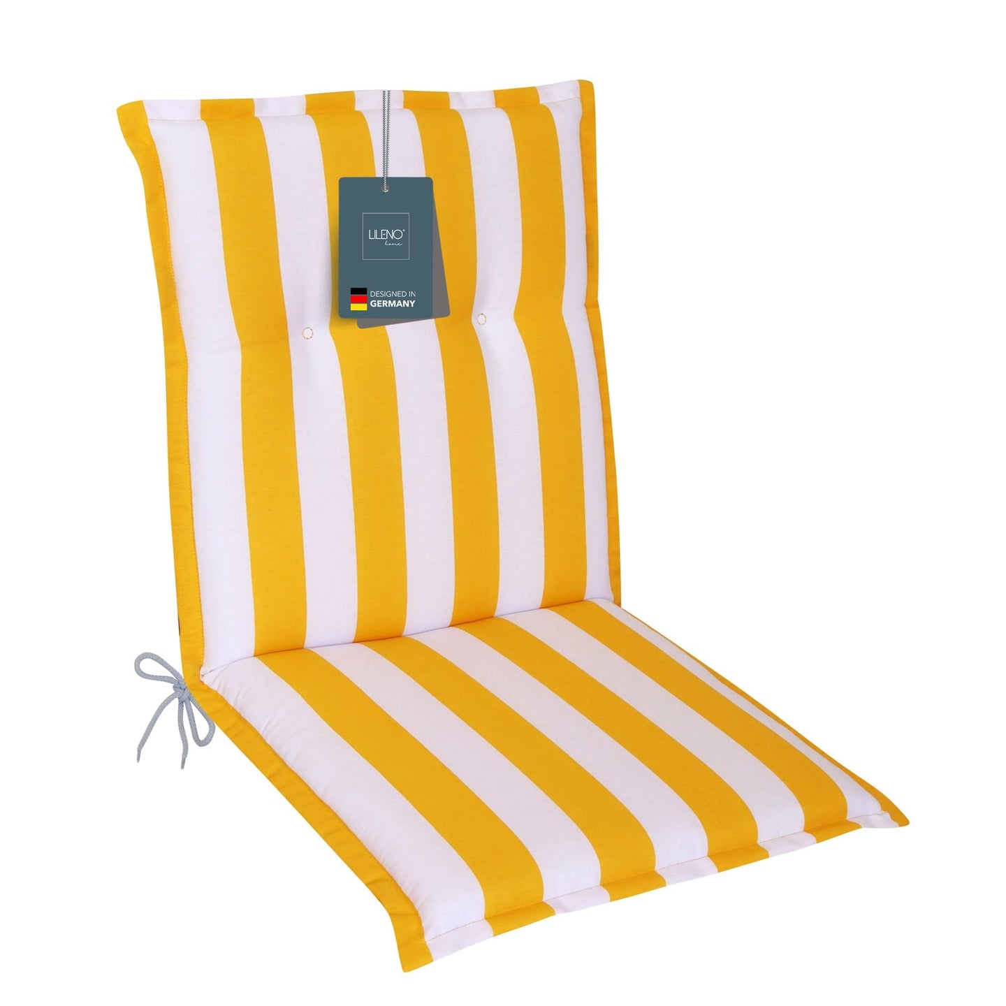 Polsterauflage Niedriglehner 1er Set, bequeme Sitzauflage für Gartenstühle, Stuhlkissen