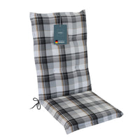 Hochlehnerauflage Gartenstuhl Auflage 1er Set FLORENCE, bequeme Sitzauflage für Gartenmöbel, Stuhlkissen