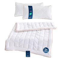 Premium Ganzjahresdecke mit Golden Elegance Baumwolle - Bettdecken Set in verschiedenen Größen