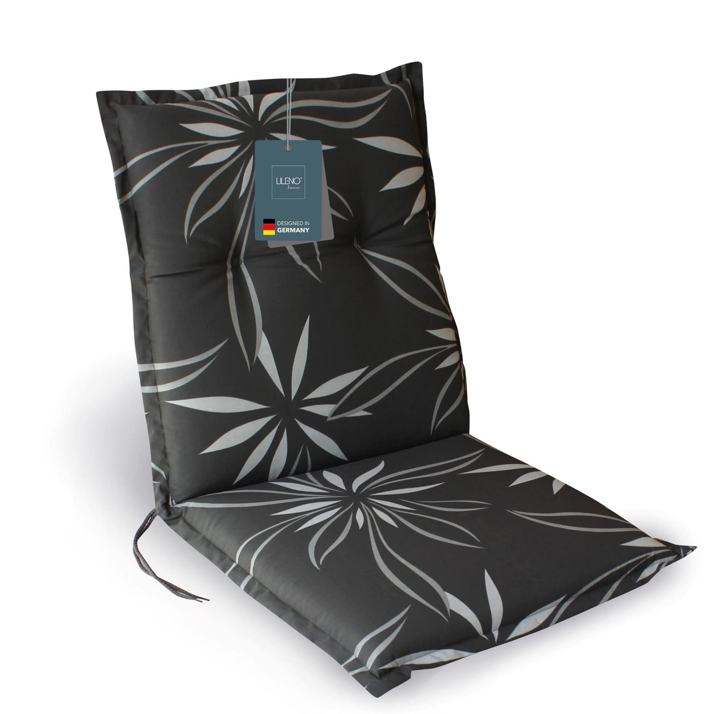 Polsterauflage Niedriglehner 1er Set, bequeme Sitzauflage für Gartenstühle, Stuhlkissen
