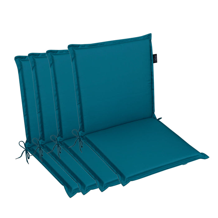 Niedriglehnerauflage MIAMI - Gartenstuhl Auflage, bequeme Sitzauflage für Gartenmöbel, Stuhlkissen