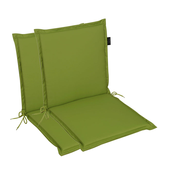Niedriglehnerauflage MIAMI - Gartenstuhl Auflage, bequeme Sitzauflage für Gartenmöbel, Stuhlkissen