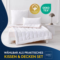 Premium Ganzjahresdecke mit Golden Elegance Baumwolle - Bettdecken Set in verschiedenen Größen