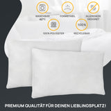 Kissenfüllung Vlieskissen 2er Set in verschiedenen Größen - Made in Germany