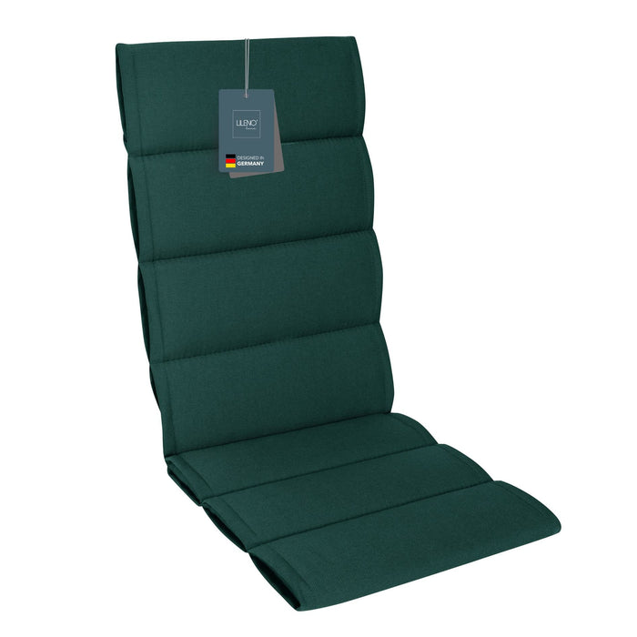 Hochlehnerauflage 1er Set ALUTEX bequeme Sitzauflage für Gartenmöbel, Stuhlkissen für Klappstühle