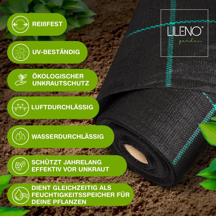 Gartenvlies Unkrautvlies - Gartenvlies gegen Unkraut, auch als Unkrautgewebe