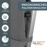Hochlehnerauflage 1er Set ALUTEX bequeme Sitzauflage für Gartenmöbel, Stuhlkissen für Klappstühle