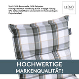 Niedriglehnerauflage 1er Set MARBELLA - Gartenstuhl Auflage, bequeme Sitzauflage für Gartenmöbel, Stuhlkissen