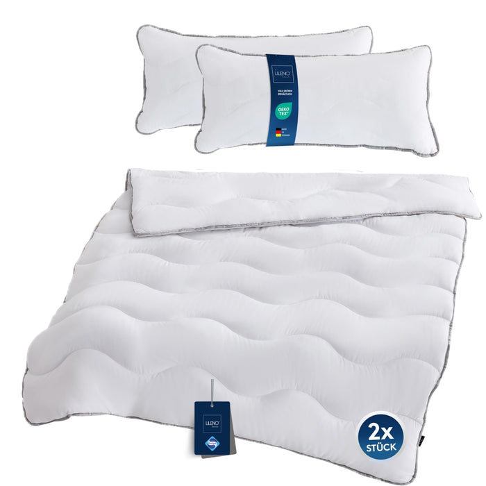 Premium Sommerdecke mit Sanitized Hypoallergen - in verschiedenen Größen und optional mit Kissen