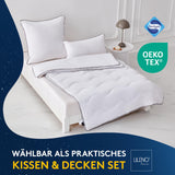 Premium Winterdecke mit Sanitized Hypoallergen - in verschiedenen Größen und optional mit Kissen