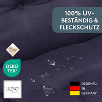 Liegenauflage MARBELLA perfekt für Strandliegen, Sonnenliege Auflage, Gartenliege Auflage