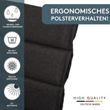 Liegenauflage perfekt für Strandliege, Sonnenliege Auflage, Gartenliege Auflage